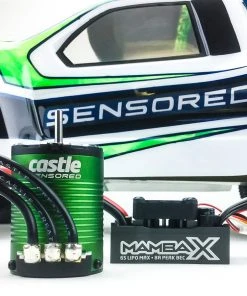 Castle Creations Mamba X 25.2V ESC & 1406-6900KV Sensored Waterproof Combo -RC Pulse Garage Store 010 0155 01 2 Z