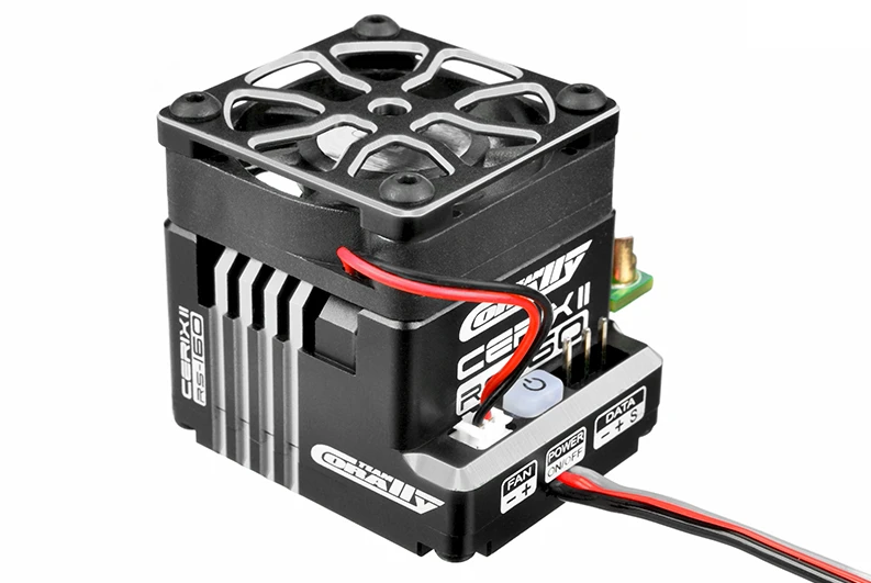 Team Corally Cerix II RS-160 "Racing Factory" 2-3S ESC For Sensored And Sensorless Motors - 160A: Black / Red 4 Team Corally Cerix II RS-160 "Racing Factory" 2-3S ESC For Sensored And Sensorless Motors - 160A: Black / Red - Image 2