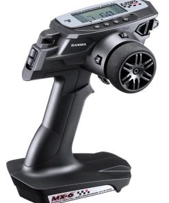 Sanwa MX-6 3-Channel 2.4GHz FH-E Surface Radio With RX-391W Receiver