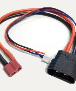 Halko Traxxas ID Male To Deans Female + XH - 2S - Charging Cable 20cm 14AWG