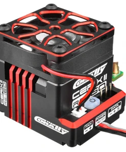 Team Corally Cerix II RS-160 "Racing Factory" 2-3S ESC For Sensored And Sensorless Motors - 160A: Black / Red