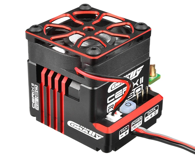 Team Corally Cerix II RS-160 "Racing Factory" 2-3S ESC For Sensored And Sensorless Motors - 160A: Black / Red 3 Team Corally Cerix II RS-160 "Racing Factory" 2-3S ESC For Sensored And Sensorless Motors - 160A: Black / Red