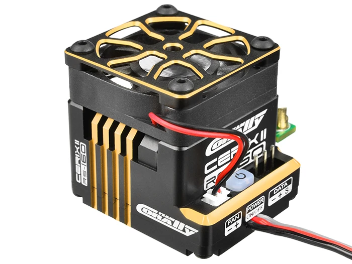 Team Corally Cerix II RS-160 "Racing Factory" 2-3S ESC For Sensored And Sensorless Motors - 160A: Black / Red 5 Team Corally Cerix II RS-160 "Racing Factory" 2-3S ESC For Sensored And Sensorless Motors - 160A: Black / Red - Image 3