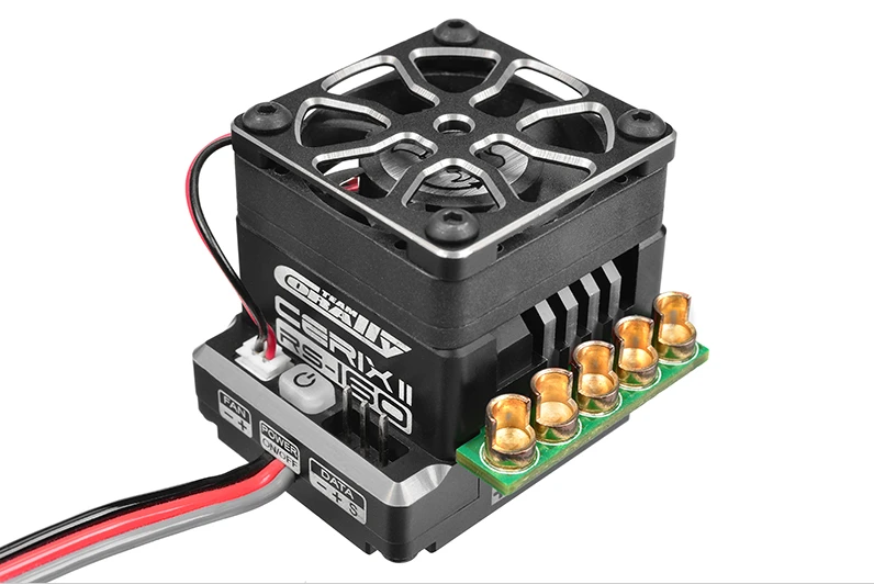 Team Corally Cerix II RS-160 "Racing Factory" 2-3S ESC For Sensored And Sensorless Motors - 160A: Black / Red 13 Team Corally Cerix II RS-160 "Racing Factory" 2-3S ESC For Sensored And Sensorless Motors - 160A: Black / Red - Image 11