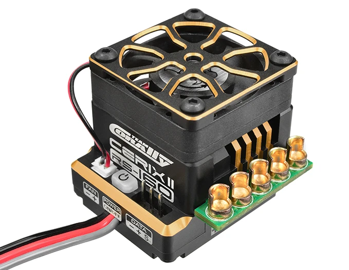 Team Corally Cerix II RS-160 "Racing Factory" 2-3S ESC For Sensored And Sensorless Motors - 160A: Black / Red 14 Team Corally Cerix II RS-160 "Racing Factory" 2-3S ESC For Sensored And Sensorless Motors - 160A: Black / Red - Image 12