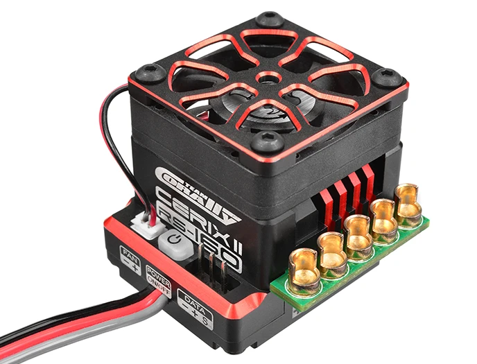 Team Corally Cerix II RS-160 "Racing Factory" 2-3S ESC For Sensored And Sensorless Motors - 160A: Black / Red 12 Team Corally Cerix II RS-160 "Racing Factory" 2-3S ESC For Sensored And Sensorless Motors - 160A: Black / Red - Image 10