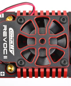 Team Corally Revoc II XTR 160 "Racing Factory" 2-6S ESC For Sensored And Sensorless Motors - 160A: Black / Red -RC Pulse Garage Store 338