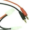 EuroRC Charging Cable 2X Tamiya - 4mm -RC Pulse Garage Store 4014