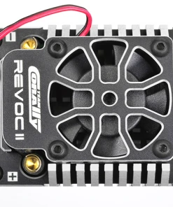 Team Corally Revoc II XTR 160 "Racing Factory" 2-6S ESC For Sensored And Sensorless Motors - 160A: Black / Red -RC Pulse Garage Store 730