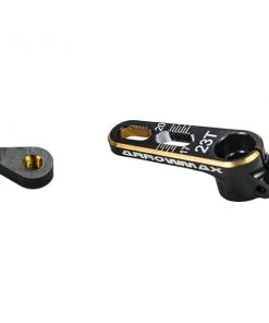 Arrowmax Alu Servo Horns - Black Golden: 23T -RC Pulse Garage Store AM 0301062812928800X60029