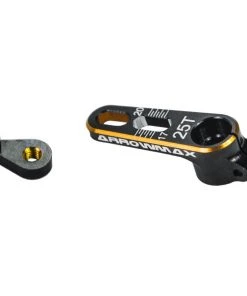 Arrowmax Alu Servo Horns - Black Golden: 23T -RC Pulse Garage Store AM 03010728129
