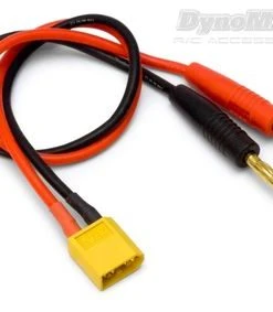DynoMAX Charge Lead XT60 with 4mm banana connectors