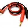 DynoMAX Charge Leads T-Plug Male with 4mm banana plugs -RC Pulse Garage Store B9703