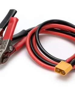 DynoMAX XT60 DC Input Leads with Lead-Battery Alligator Clips 610mm