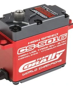 Team Corally CS-5016 HV High Speed Servo HV Coreless Motor Titanium Gear Ball Beared Full Alloy Case - 0.06s/14.4 kg