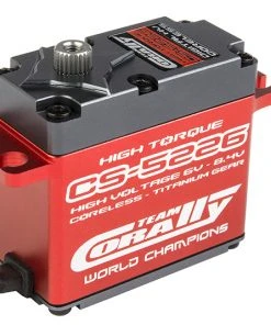Team Corally CS-5226 HV High Speed Servo HV Coreless Motor Titanium Gear Ball Beared Full Alloy - 0.08 s/22.6 kg