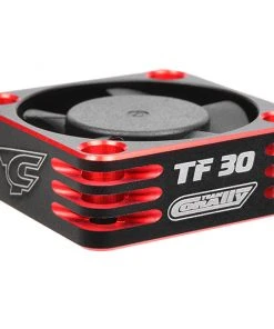 Team Corally Ultra High Speed Cooling Fan TF-30 w/BEC connector - 30mm - RED