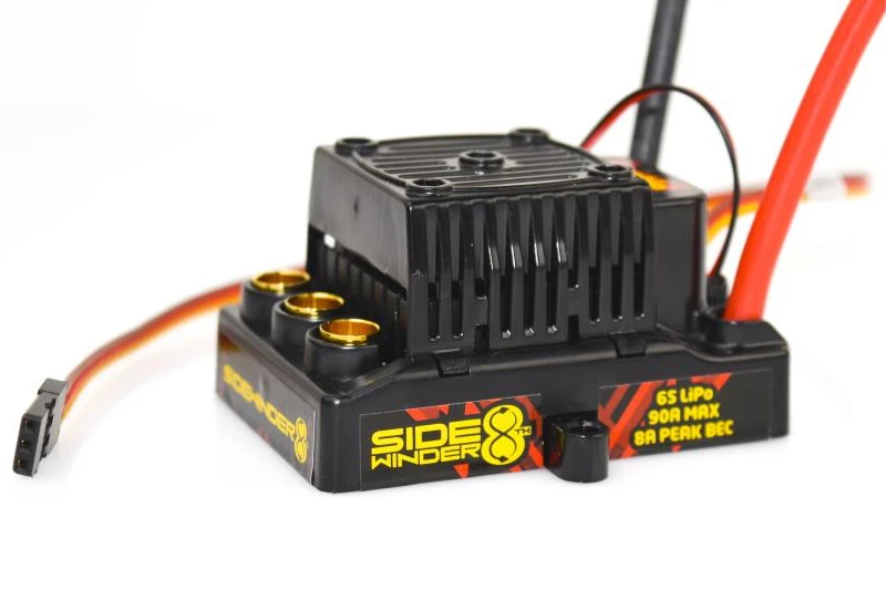 Castle - Sidewinder 8th ESC - Waterproof - 25.2V - 8A Peak BEC - 1:8 ESC 3 Castle - Sidewinder 8th ESC - Waterproof - 25.2V - 8A Peak BEC - 1:8 ESC