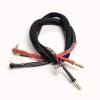 Halko Charging Lead - 600mm - (4/5mm Dual Plug - XH) -RC Pulse Garage Store EURO BC600BLK