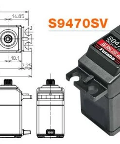 Futaba High Voltage Standard Servo 13.8kg 0.09s S.BUS2 -RC Pulse Garage Store FPS9470SV 3