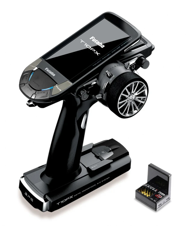 Futaba T10PX Wheel Radio - R404SBS-E - Touch Panel 3 Futaba T10PX Wheel Radio - R404SBS-E - Touch Panel