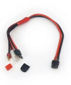 Halko 30cm Charging Cable For Batteries With Deans - Tamiya - TRX Connectors: 4mm Bullet