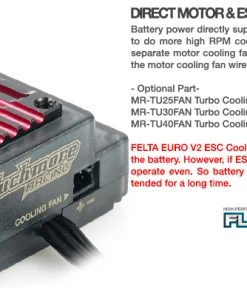 Muchmore FLETA Euro V2 Brushless ESC [High Current BEC Ver.] (ETS) -RC Pulse Garage Store ME FLEV2Hxx