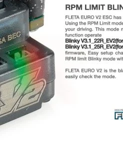 Muchmore FLETA Euro V2 Brushless ESC [High Current BEC Ver.] (ETS) -RC Pulse Garage Store ME FLEV2Hxxxx