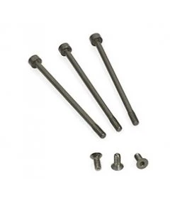 Muchmore Fleta ZX V2 V2 Case & Timing cap Aluminum Screws Gun Metal 6pcs