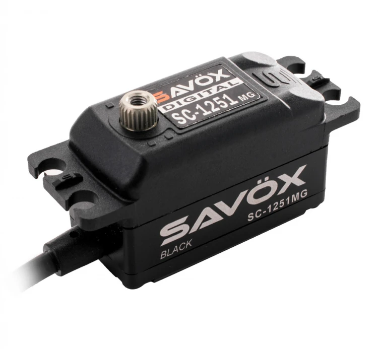 Savöx SC-1251MG Servo 9Kg 0,09s Coreless Black Edition Low 4 Savöx SC-1251MG Servo 9Kg 0,09s Coreless Black Edition Low - Image 2