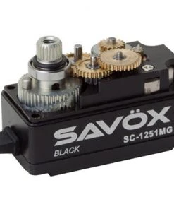 Savöx SC-1251MG Servo 9Kg 0,09s Coreless Black Edition Low 9 Savöx SC-1251MG Servo 9Kg 0,09s Coreless Black Edition Low -RC Pulse Garage Store SAV SC1251MGBE 4