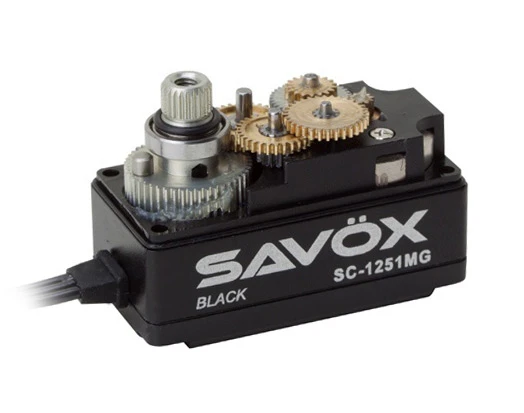 Savöx SC-1251MG Servo 9Kg 0,09s Coreless Black Edition Low 6 Savöx SC-1251MG Servo 9Kg 0,09s Coreless Black Edition Low - Image 4