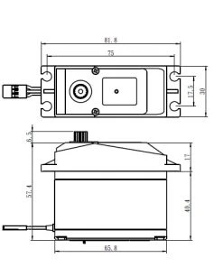 Savöx Savox SV-0235MG 35kg HV Servo -RC Pulse Garage Store SV 0235MGxx