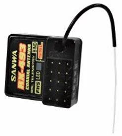 Sanwa RX-493 Waterproof Telemetry Receiver FHSS-5