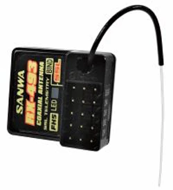 Sanwa RX-493 Waterproof Telemetry Receiver FHSS-5 3 Sanwa RX-493 Waterproof Telemetry Receiver FHSS-5