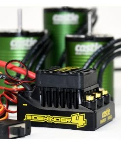 Castle Creations On-Road Edition Sidewinder 4 ESC & 1406-7700 Waterproof Sensorless Combo -RC Pulse Garage Store Sidewinder 4 with 3800 2400 5700 4 Z 1