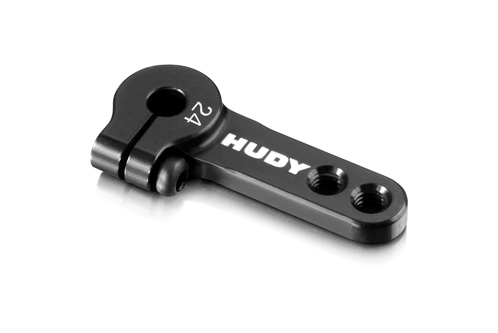 Hudy Alu Clamp Servo Horn - Hitec - 2-Hole - 24T 3 Hudy Alu Clamp Servo Horn - Hitec - 2-Hole - 24T